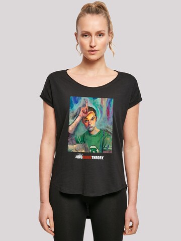 F4NT4STIC Shirt in Zwart: voorkant