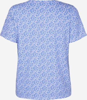 Zizzi Shirt 'Cleo' in Blau
