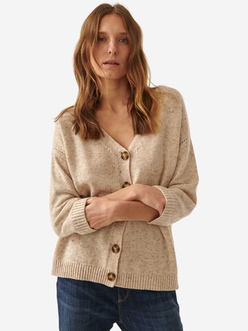 Cardigan 'Sare' TATUUM en beige : devant