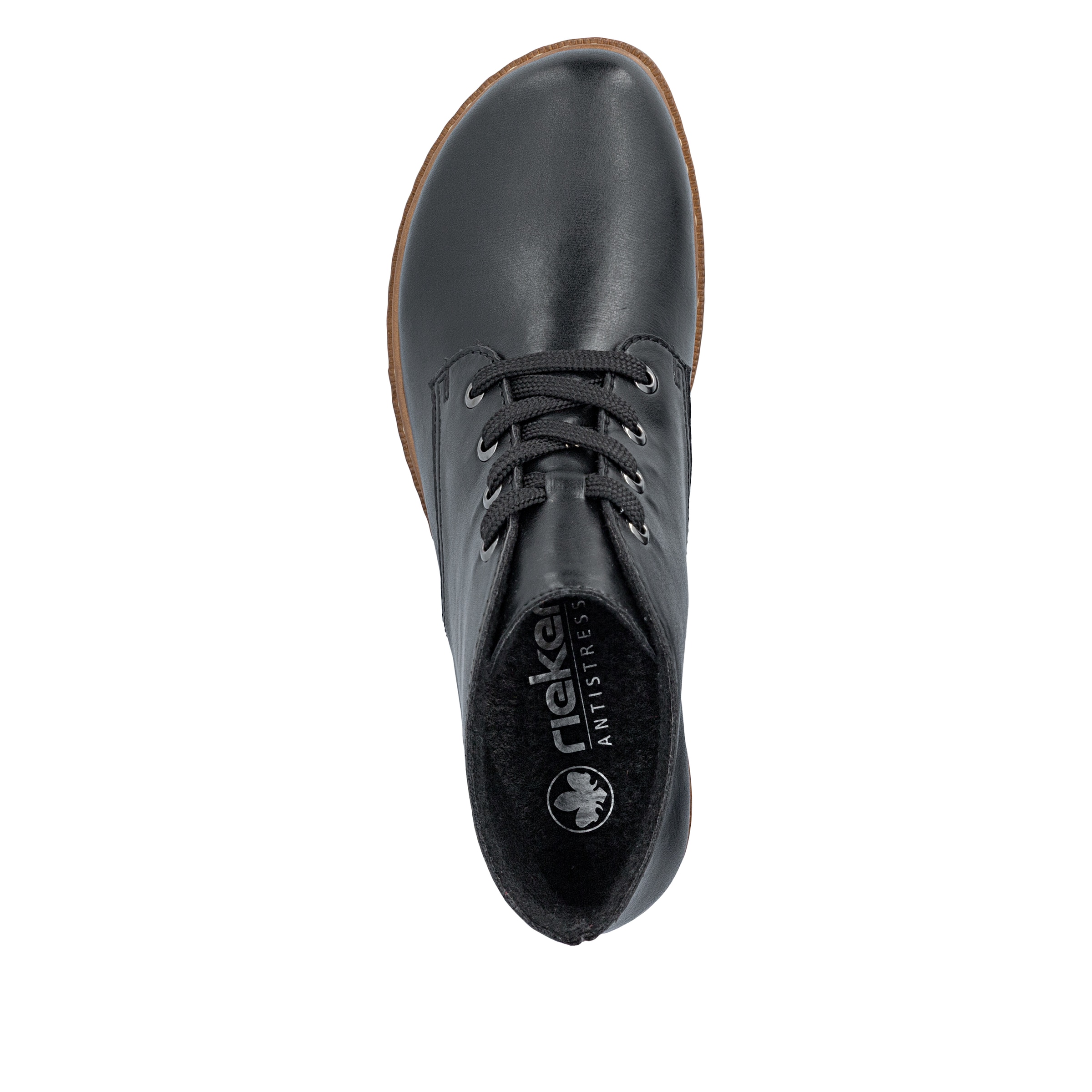 Bottines à lacets Rieker en noir