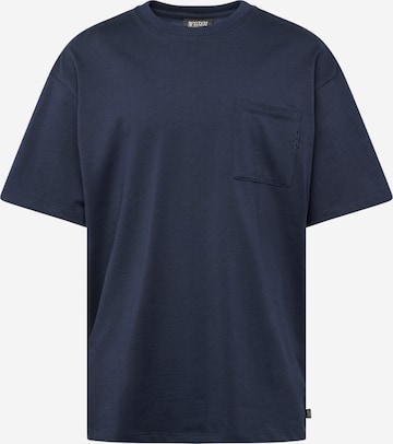 SCOTCH & SODA T-shirt 'CORE' i blå: framsida