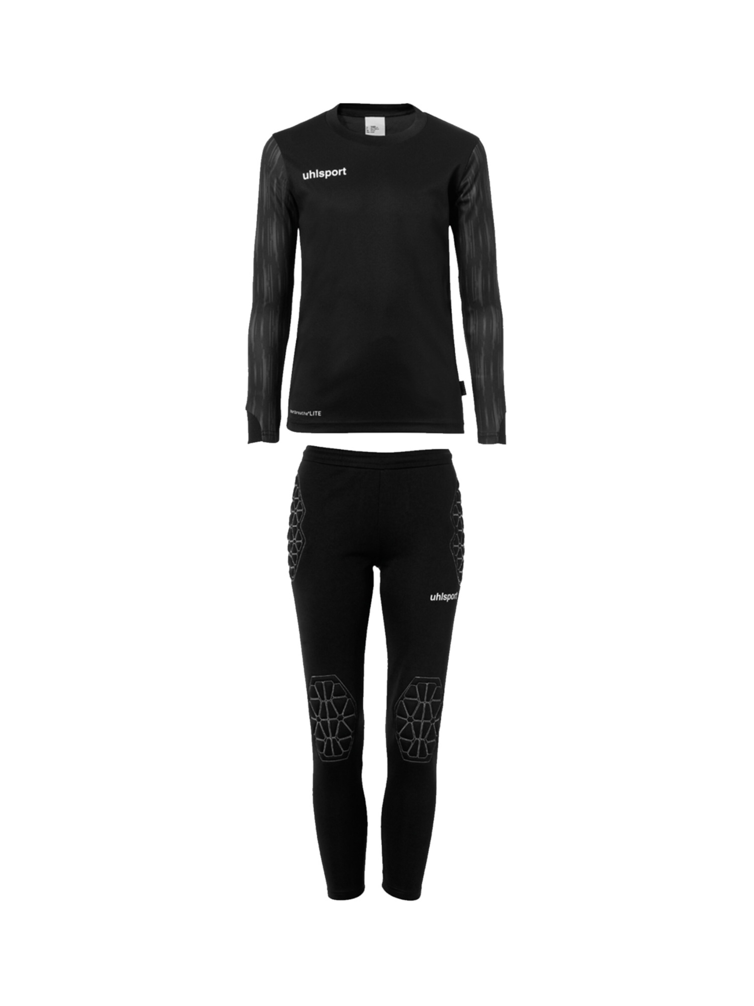UHLSPORT Tracksuit 'Reaction Goalkeeper' in Black: front