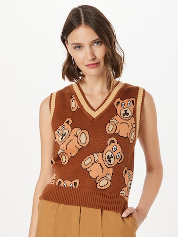 Monki Sweater 'Sally' in Brown: front