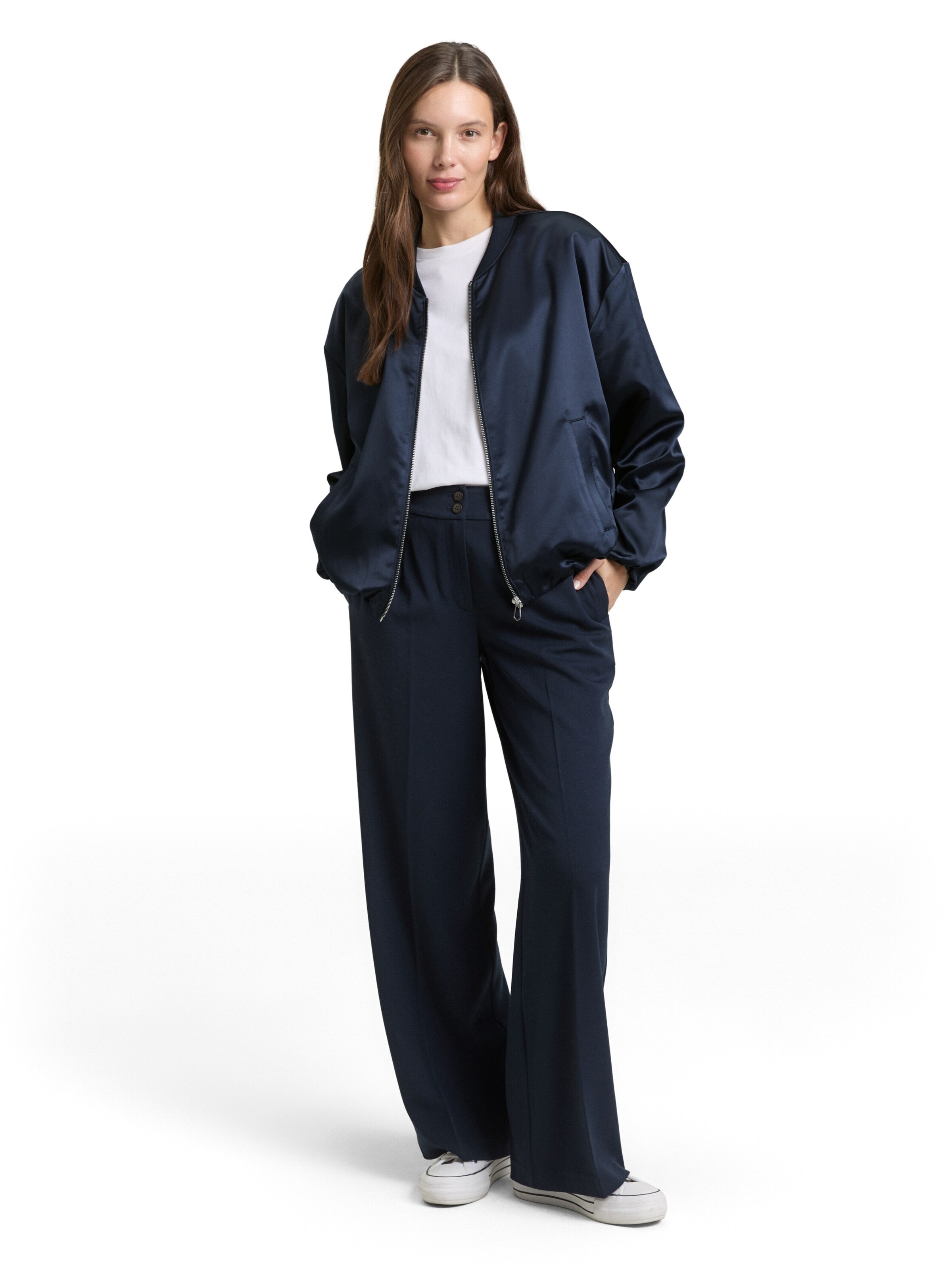 TOM TAILOR Übergangsjacke in Blau