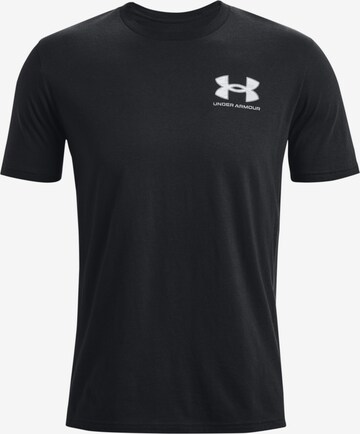 UNDER ARMOUR Funktionsshirt in Schwarz: predná strana