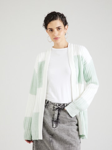 ABOUT YOU Knit Cardigan 'Ayana' in Green: front