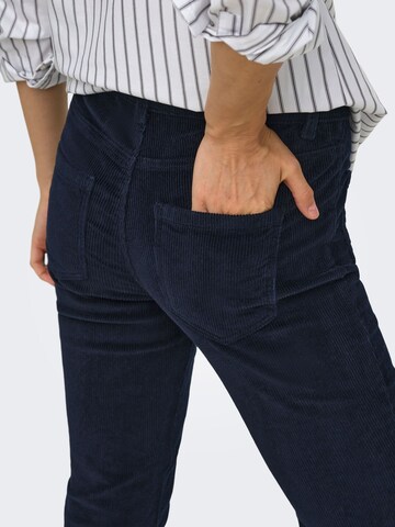 ONLY Flared Trousers 'GLOBAL' in Blue
