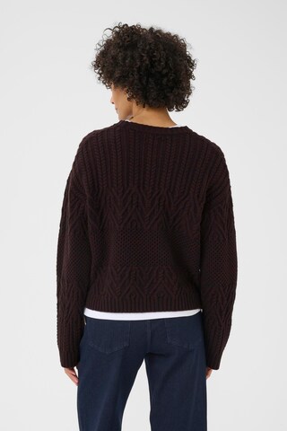 Pull-over 'SindyPW' Part Two en marron