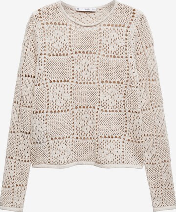 MANGO Pullover 'CEDAR' i beige: forside