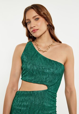 Robe de cocktail faina en vert