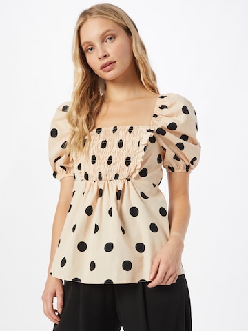 River Island Bluse in Beige: predná strana