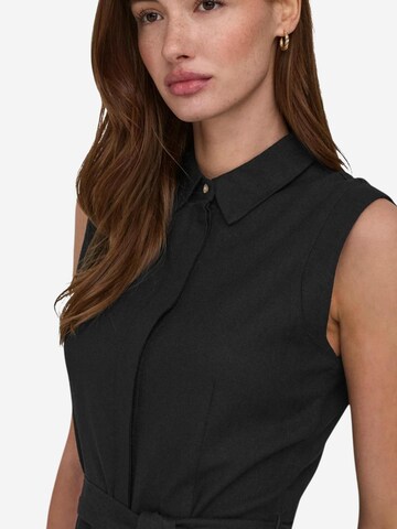 Abito 'Onlgoa Sl Linen Bl Shirt Dress Cc Pnt 15363697' di ONLY in nero