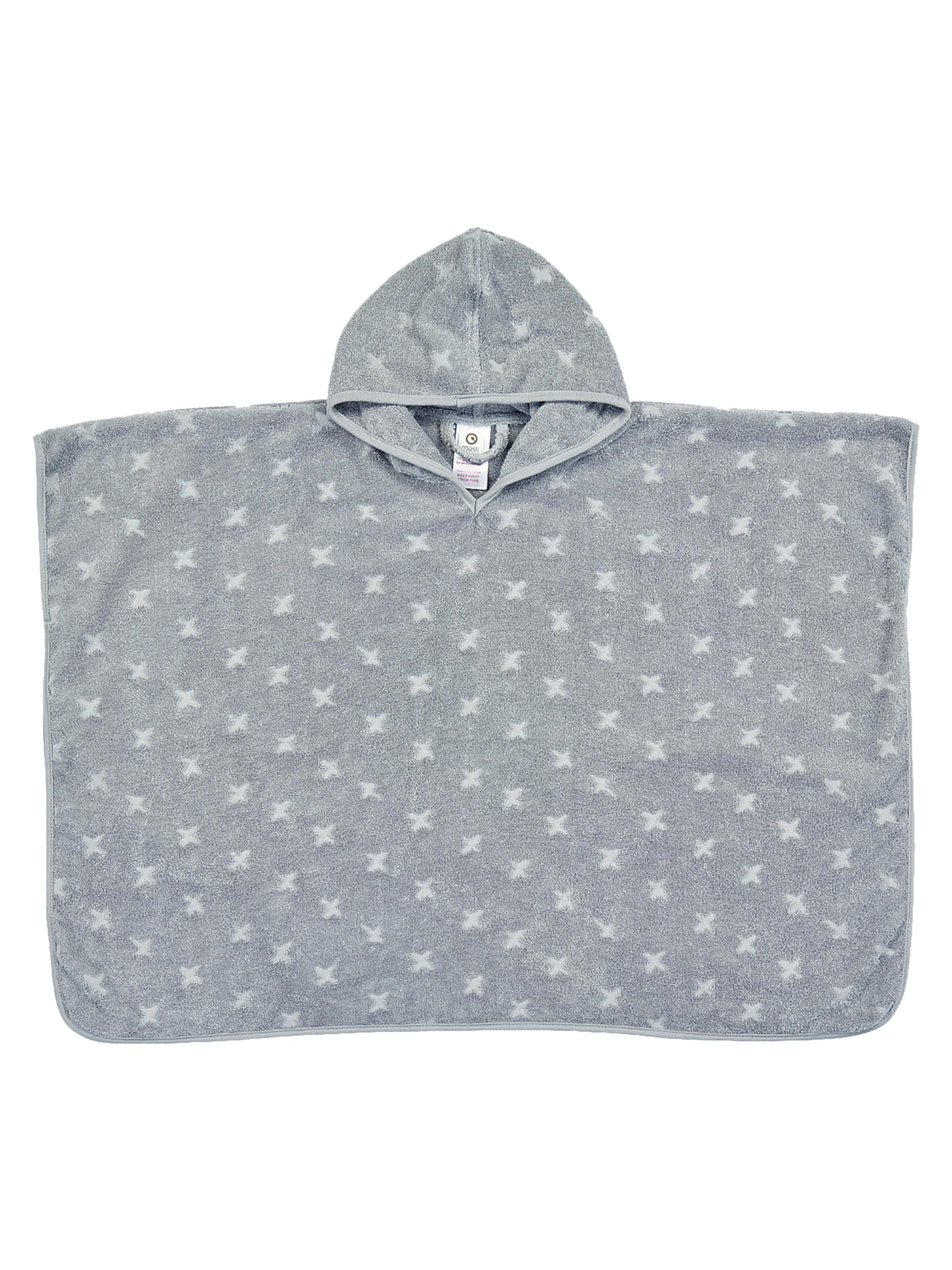 Müsli by GREEN COTTON - Roupão de banho em cinzento: frente