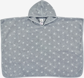 Müsli Poncho in Grau: Vorderseite