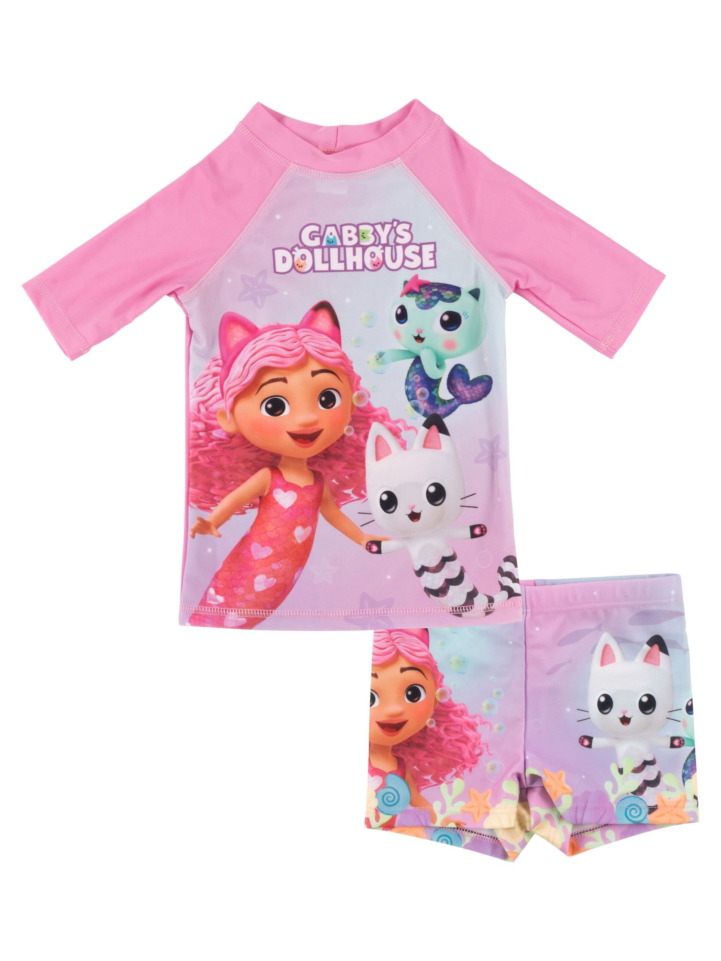 Gabby`s Dollhouse Sports swimwear in Pink: front