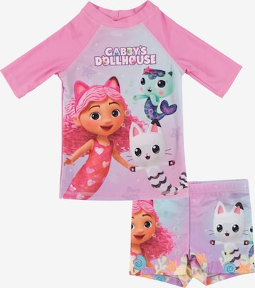 Gabby`s Dollhouse Sportbademode 'UV-Schutz 30' in Pink: Vorderseite