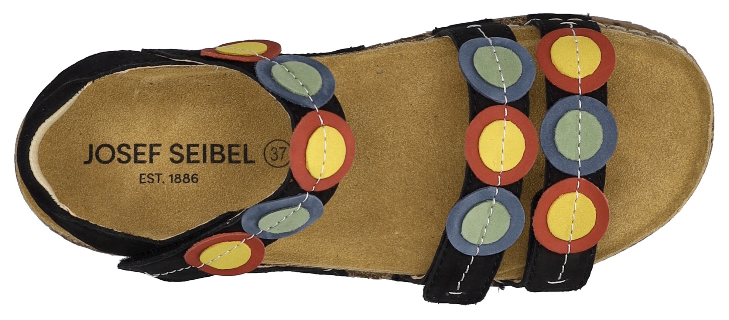 JOSEF SEIBEL Strap Sandals in Black