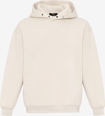 Sweat-shirt Antioch en beige : devant