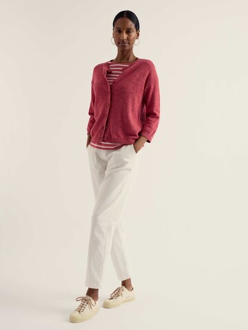 Cardigan 'Pentire Steps' Seasalt Cornwall en rouge