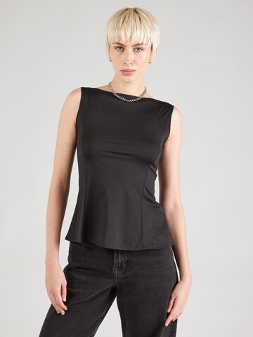 Top di WEEKDAY in nero: frontale