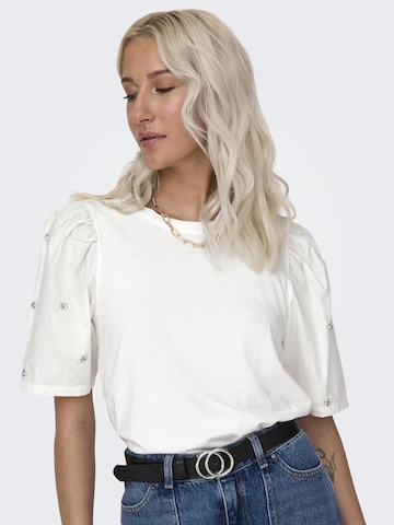 T-shirt 'LINA' ONLY en blanc