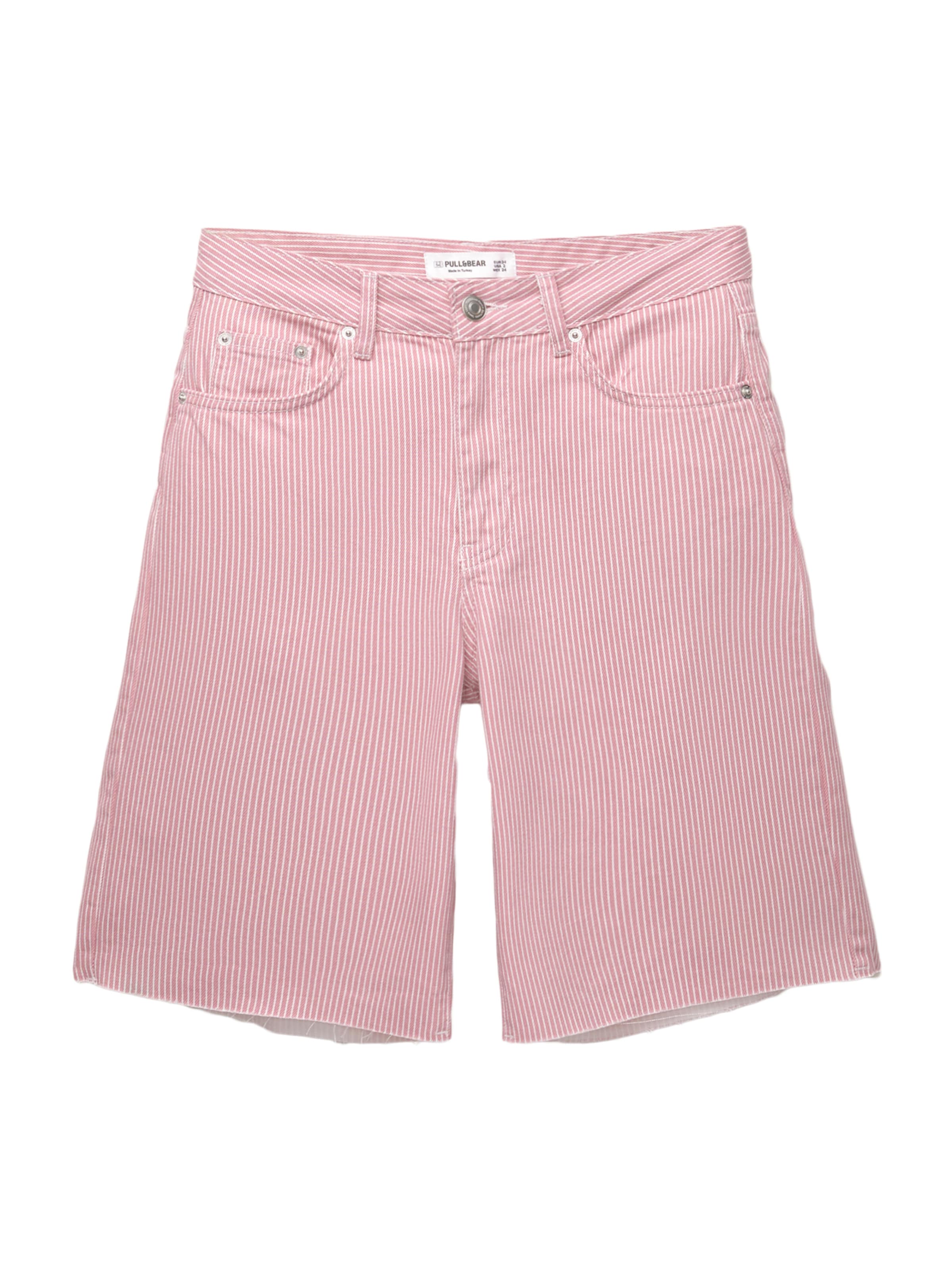 Pull&Bear Štandardný strih Džínsy - Červená: predná strana