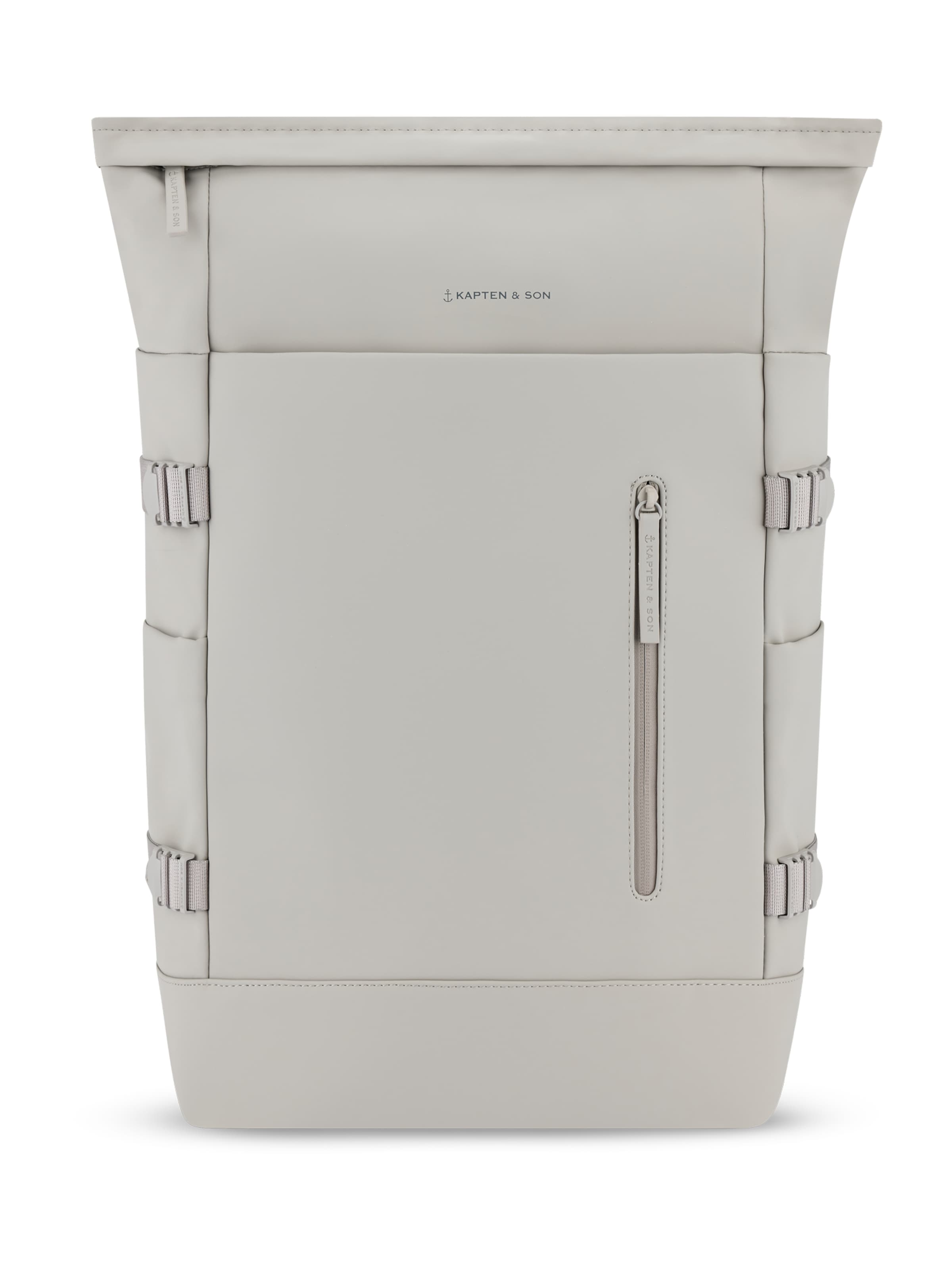 Kapten & Son Hátizsák 'Helsinki Pro' - szürke: elől