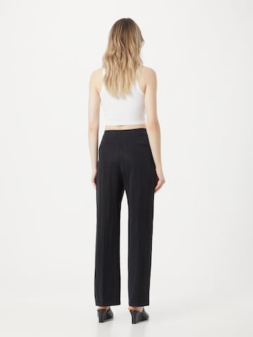 GAP Loose fit Trousers with creases in Black