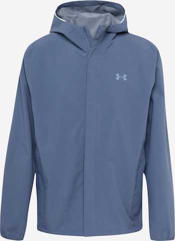 UNDER ARMOUR Sportjas in Blauw: voorkant