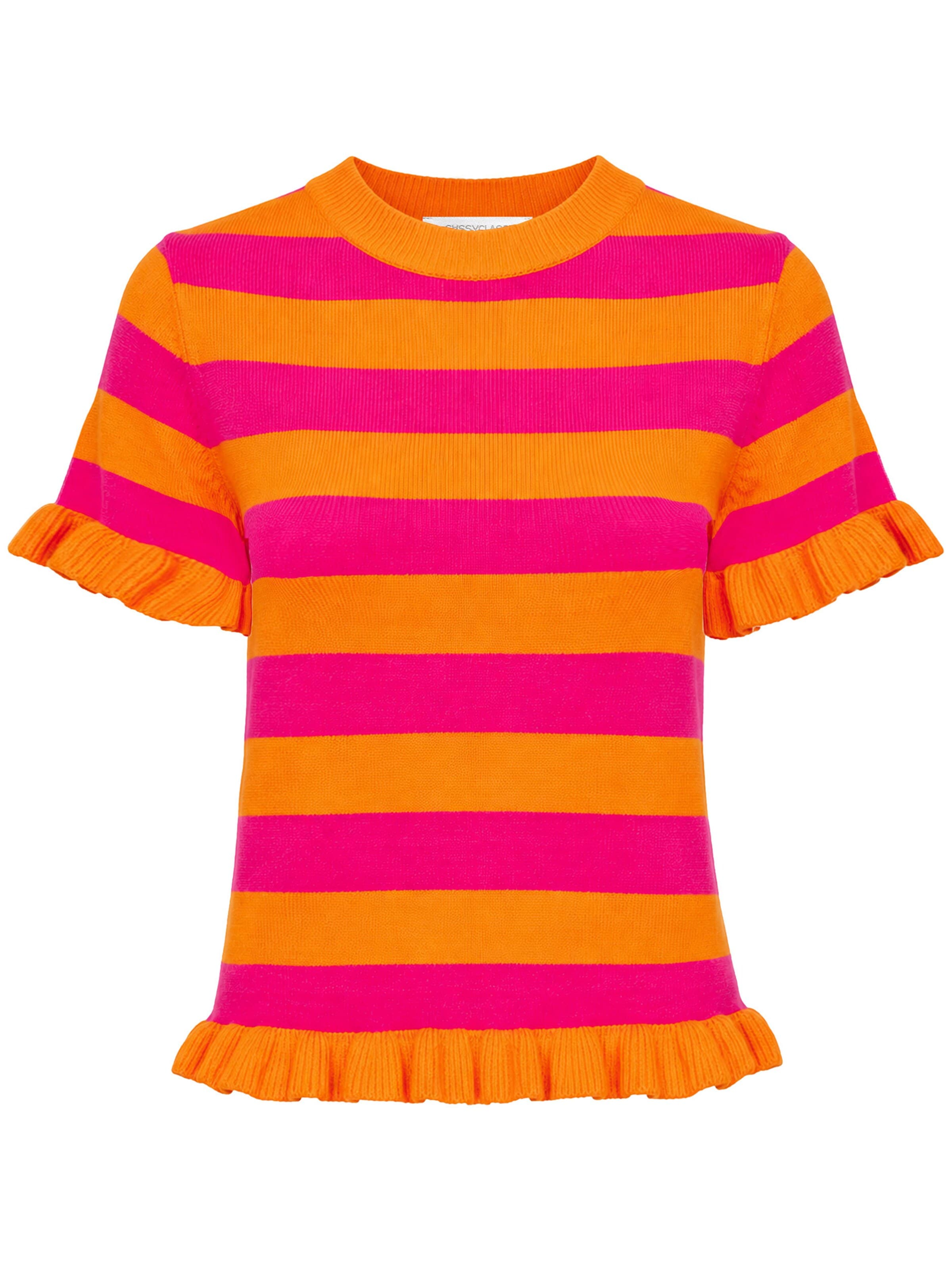 SASSYCLASSY Pullover‌ in Orange: Vorderseite