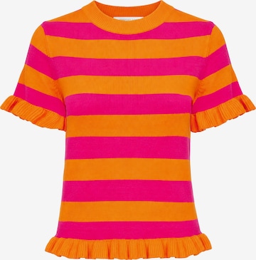 SASSYCLASSY Pullover in Orange: Vorderseite