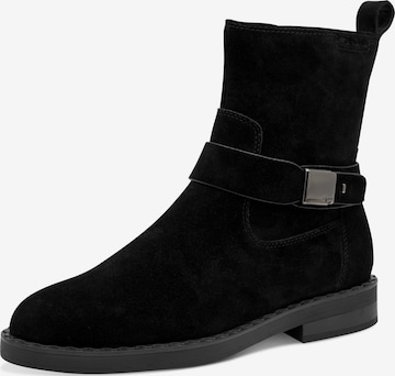 Bottines Tamaris en noir : devant