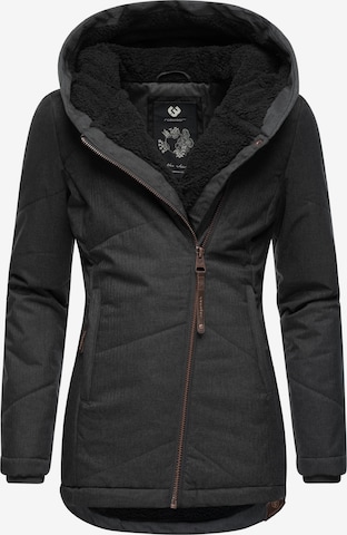 Ragwear Winterjacke 'Gordon' in Schwarz: predná strana