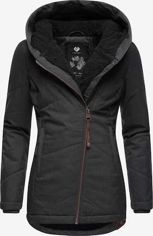 Ragwear Zimní bunda 'Gordon' – černá: přední strana