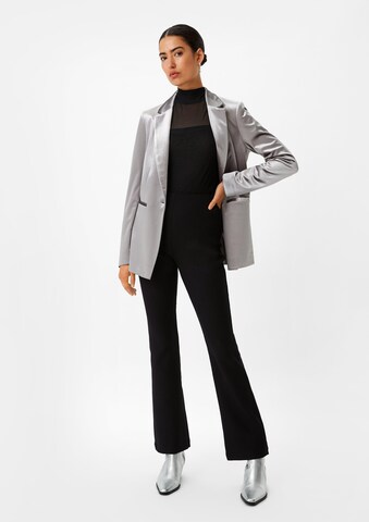 comma casual identity Flared Trousers in Black