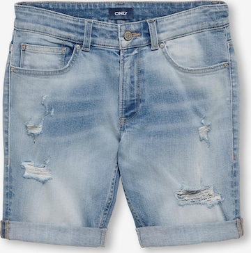 Regular Jean 'Ply' KIDS ONLY BOY en bleu : devant