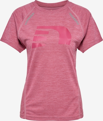T-shirt fonctionnel 'Orlando' Newline en rose : devant