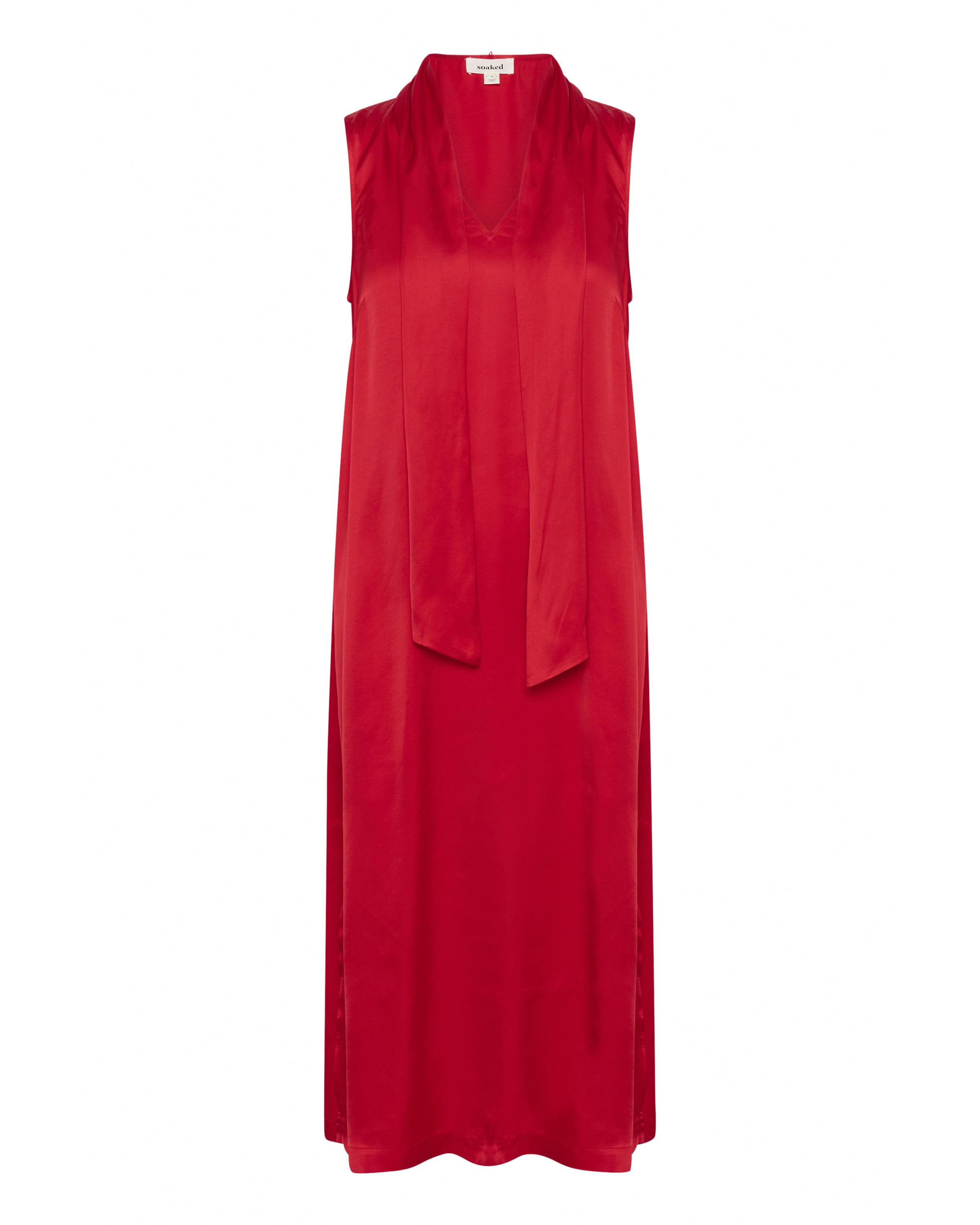 SOAKED IN LUXURY - Vestido 'SLAsja' em vermelho: frente
