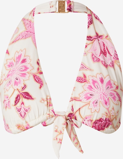 Seafolly Bikinitop in pastellorange / rosa / dunkelpink / offwhite, Produktansicht