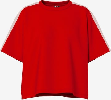 PIECES Sweatshirt 'PCCHILLI' in Rot: Vorderseite