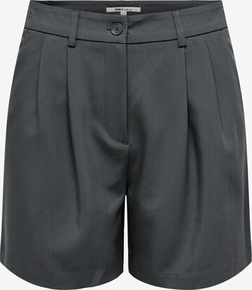 ONLY Regular Pleat-front trousers 'Mathilde' in Grey: front