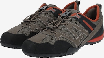 GEOX Sportlicher Schnürschuh in Grau