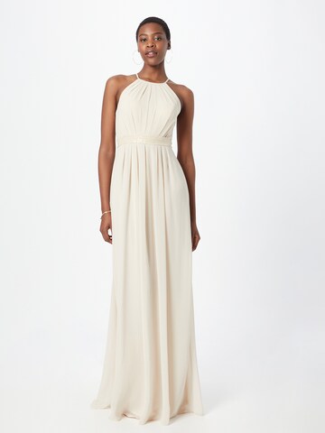 STAR NIGHT Evening dress in Beige: front