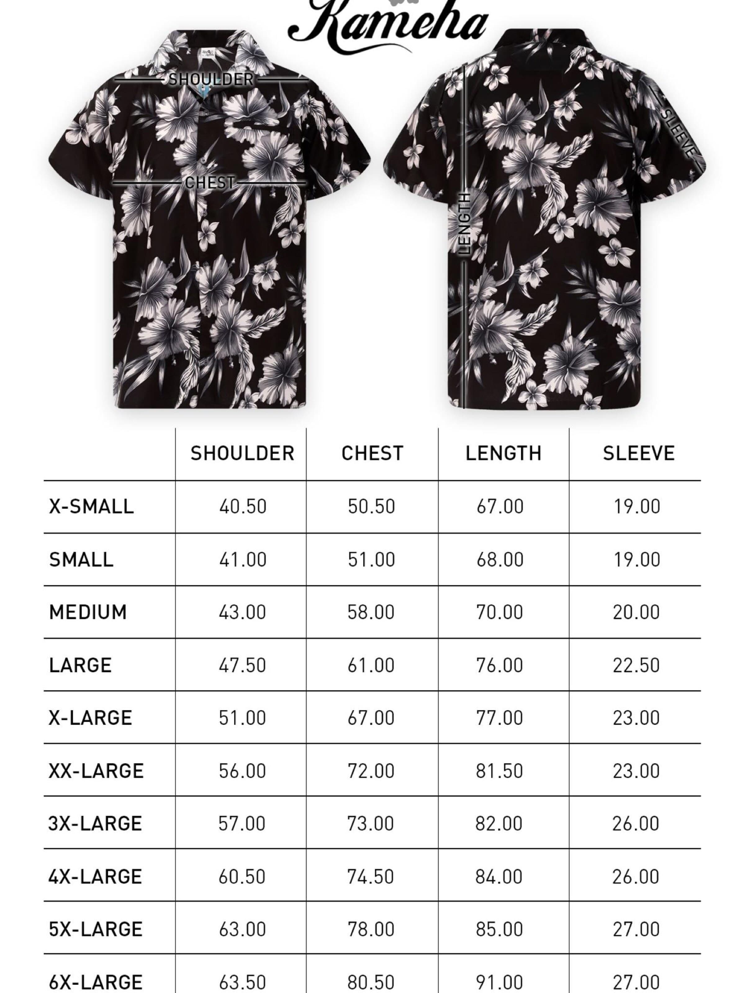 King Kameha Shirt 'Mono Flowers' in Grijs