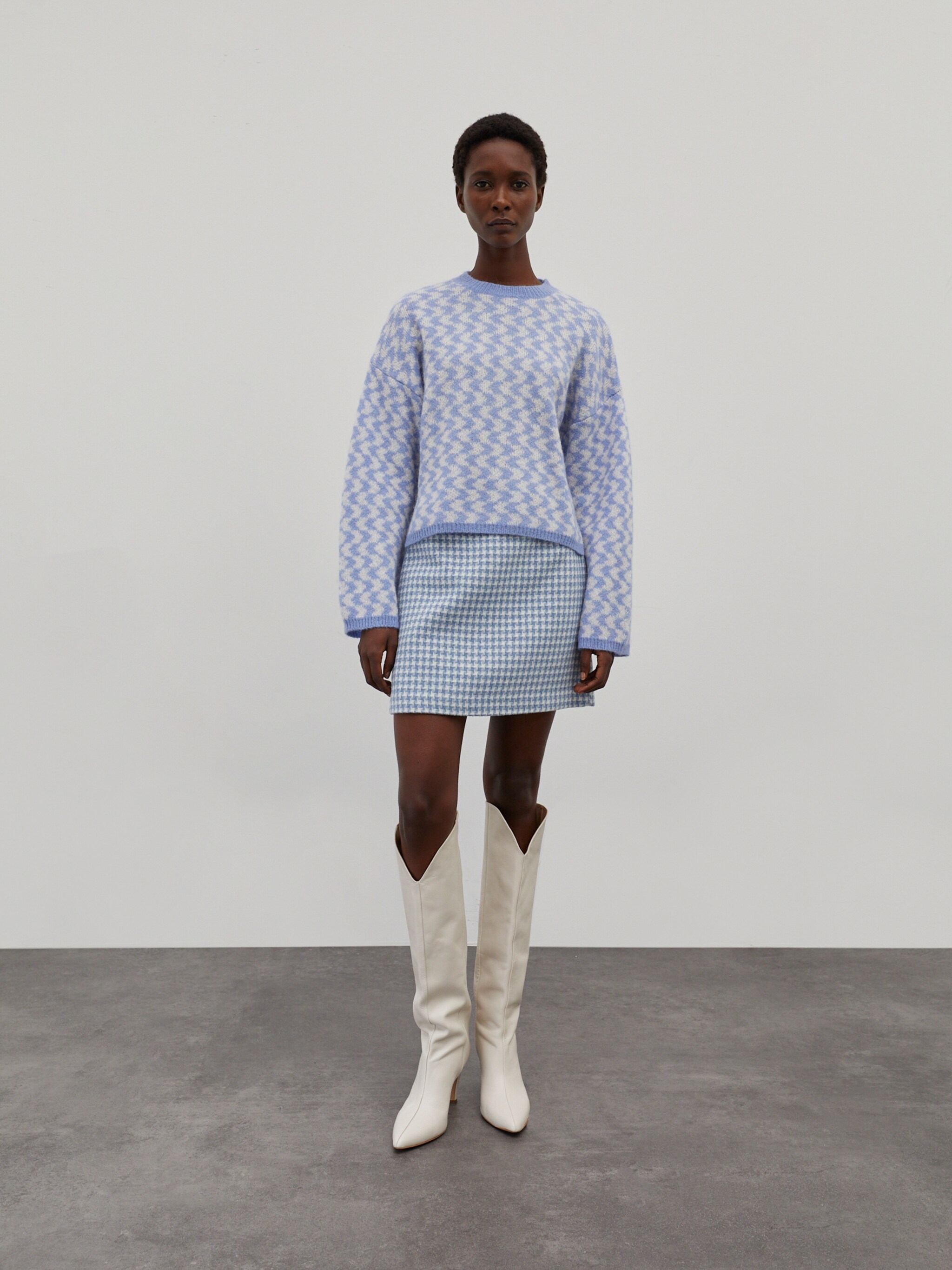 EDITED Produits Pull-over 'Virginia' bleu clair