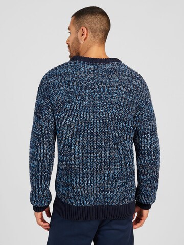 KnowledgeCotton Apparel Pullover in Blau