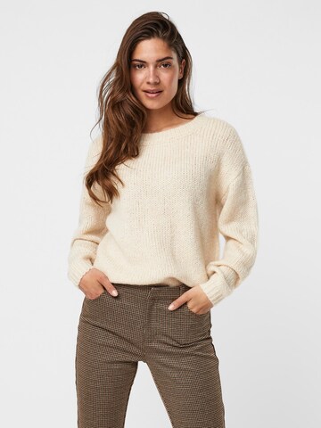 VERO MODA Trui 'Darya' in Beige: voorkant