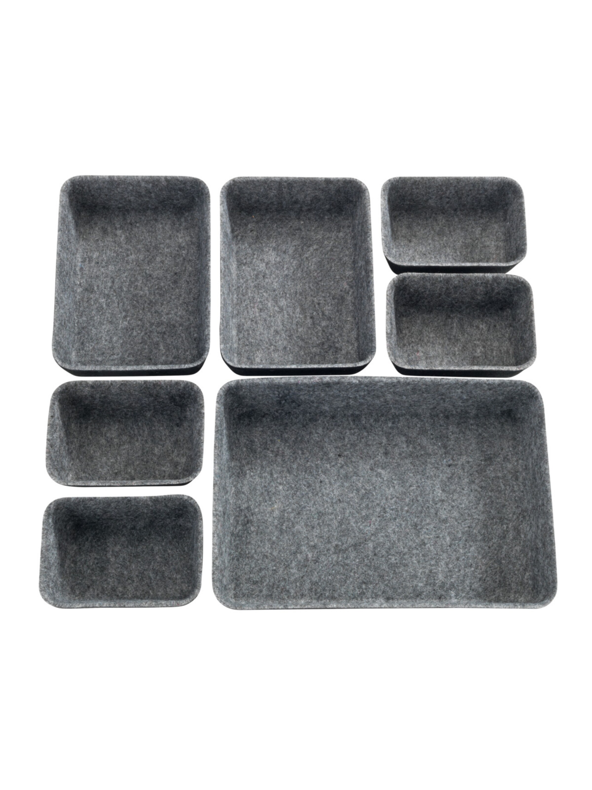 Wenko Schubladenorganizer in Schwarz: Vorderseite