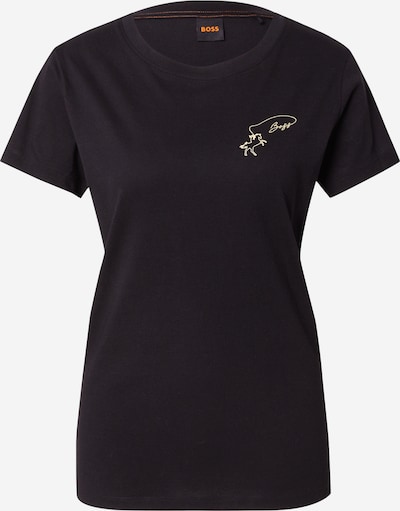 Marškinėliai 'C_Esogo_3' iš BOSS, spalva – juoda / balta, Prekių apžvalga