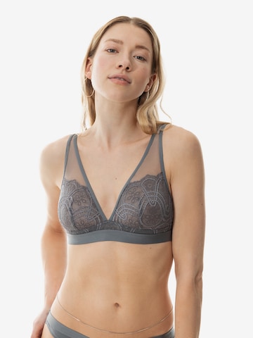 Mey Triangle Bra in Grey: front